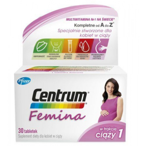 Centrum Femina 1, во время беременности, 30 таблеток               NEW
