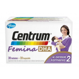 Centrum Femina 2 DHA, во время кормления, 30 таблеток + 30 капсул                  NEW
