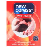 Презервативы New Caress wet n'wild, 3 штуки