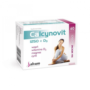  Calcynovit 1250 + D3, 60 таблеток