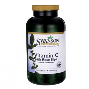 Vitamin Витамин С 1000 мг шиповника, Swanson, 250 капсул