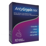 Zdrovit Antygrypin ночь 0,5 г + 0,2 г + 4 мг, 10 шипучих таблеток           NEW