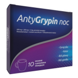 Zdrovit Antygrypin ночь 0,5 г + 0,2 г + 4 мг, 10 пакетиков         NEW