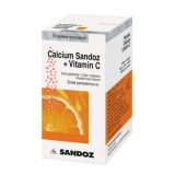 Calcium Sandoz + Витамин С 260 мг + 1000 мг, апельсиновый ароматизатор, 10 шипучих таблеток
