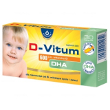 D-Vitum, витамин D для детей от 6 месяцев, 600 j.m, 30 капсул твист-офф          NEW