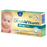 DHA-Vitum, DHA 100 мг, для новорожденных, младенцев и детей, 30 капсул твист-офф  NEW