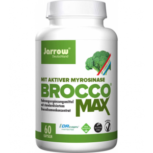 Jarrow BroccoMax, активный экстракт из брокколи сульфорафан + фермент Myrozynaza, 60 капсул
