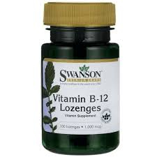 SWANSON,Vitamin, Витамин B12 Леденцы, 100 таблеток