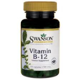 Swanson,Vitamin Витамин B12 500mcg, 100 капсул