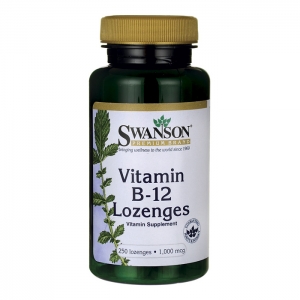 SWANSON,Vitamin Витамин B12 Леденцы, 250 таблеток