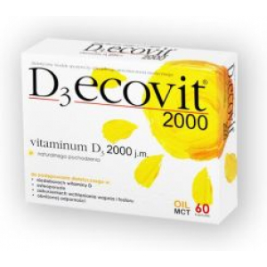 Ecovit D3 2000 МЕ, 60 капсул