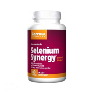 JARROW Selenium Synergy Selen + Witamina E,селен 60 kaпсул