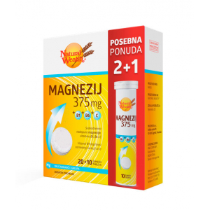 MYVITA, Magnez + В6 Forte, апельсиновый ароматизатор, 20 шипучих таблеток