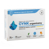 Aura Herbals Organic Cynk, цинк + витамин C, 36 пастилок          New
