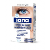 IANA, Premium, увлажняющие глазные капли 0,4% HA, 10 мл              