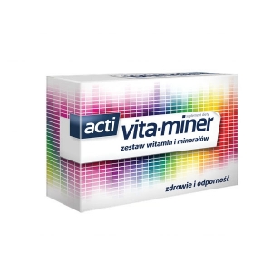 Acti Vita-miner, набор витаминов и минералов, 60 драже