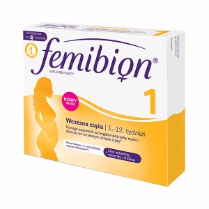 Femibion, Фемибион 1, Ранняя беременность, 28 таблеток , Merck                  
