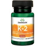 Витамин К2 100 мкг, Swanson, 30 капсул