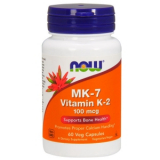 NOW Foods,Витамин К2 Mk7 100 мкг, веганы и вегетарианцы, 60 капсул
