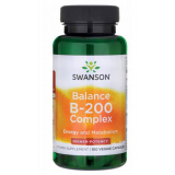 SWANSON,Balance, Баланс B200, Комплекс витаминов группы В, ВЕГЕ, 100 капсул