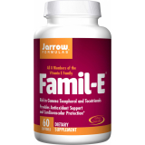 Jarrow, Famil-E комплекс, витамин Е токотриенолы и токоферолы, 60 капсул