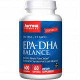 JARROW, EPA-DHA Баланс 600 мг, Омега-3, 30 капсул