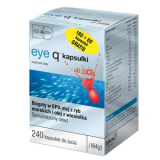Eye Q, жевательные капсулы, клубничный ароматизатор, 240 капсул