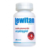 Lewitan, пивные дрожжи и дягиля, 200 таблеток