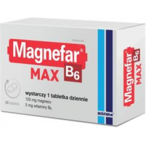 Magnefar В6 MAX, 50 таблеток
