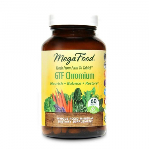 Mega Food,Chrom хром GTF, 60 таблеток