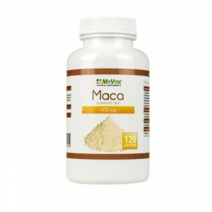 MYVITA, maca 400 мг, 120 капсул