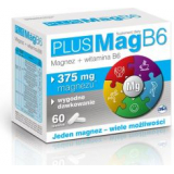 PlusMag B6, магний и витамин B6, 60 таблеток