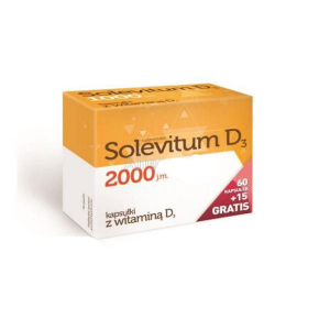 Solevitum D3 2000 j.m, 75 капсул