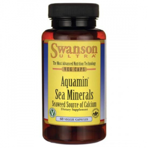 Aquamin Морские минералы, Swanson, 60 вегетарианских капсул