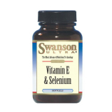 Selen,витамин Е + селен, Swanson, 90 капсул