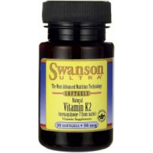 Витамин K2 200мкг, Swanson, 30 капсул