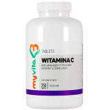  MYVITA, 1000 мг витамина С, иммунитет, с экстрактом шиповника и биофлавоноиды 250 таблеток