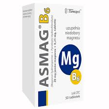 Asmag B 20 мг+0,25 мг, 50 таблеток