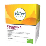 Vitter Pure,Diosmin+Witamin C,  Диосмин + Витамин С, порошок, 88,2 г   NEW            Bestseller