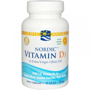  Vitamin,Витамин D3, Nordic Naturals,120 капсул