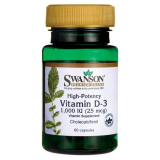 Vitamin, Витамин D3, Swanson, 60 капсул