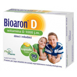 Bioaron Витамин D, 1000 j.m, 90 капсул 