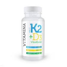 Vitamin, Витамин D3 + К2, МК-7, VitalGold, 60 таблеток