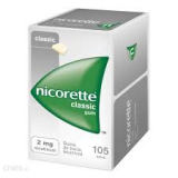Nicorette Classic 2 мг, лекарственная жевательная резинка, 105 штук Параллельный импорт