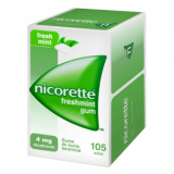 Nicorette Freshmint Gum 4 мг, 105 штук