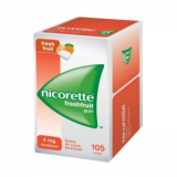Nicorette FreshFruit 4 мг, жевательная резинка, 105 штук