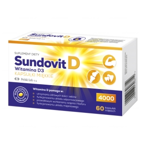 Sundovit D, Сундовит Д, Витамин Д3 4000 j.m, 60 капсул             