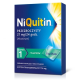 NiQuitin 21 мг /24h  сутки, 7 прозрачных пластырей