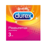 Презервативы DUREX PleasureMax, 3 штуки