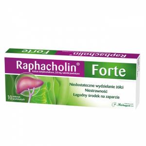  Raphacholin Forte 250мг, 10 таблеток